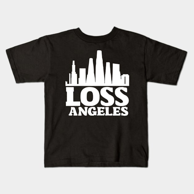 Los angeles Kids T-Shirt by TshirtMA